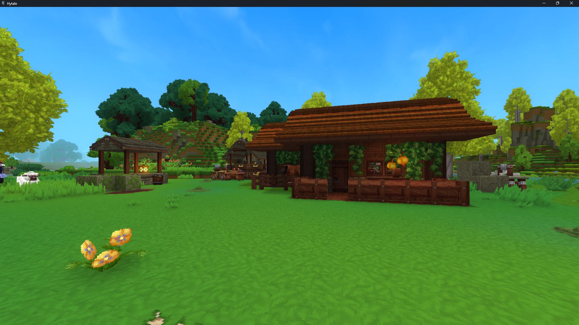 outside of my house in hytale